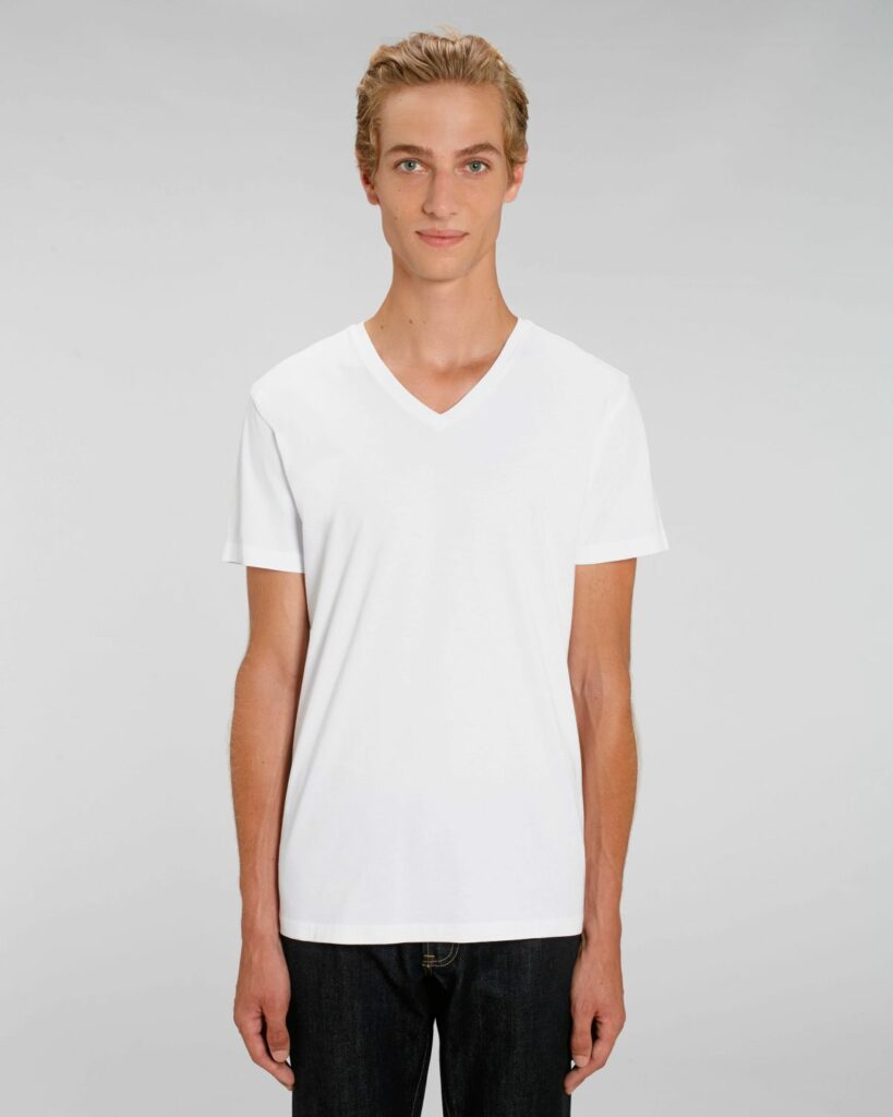 T-shirt Homme 100% Coton 'Les Café C'est...' - Noir Et Blanc, Manches Courtes, Coupe Regular