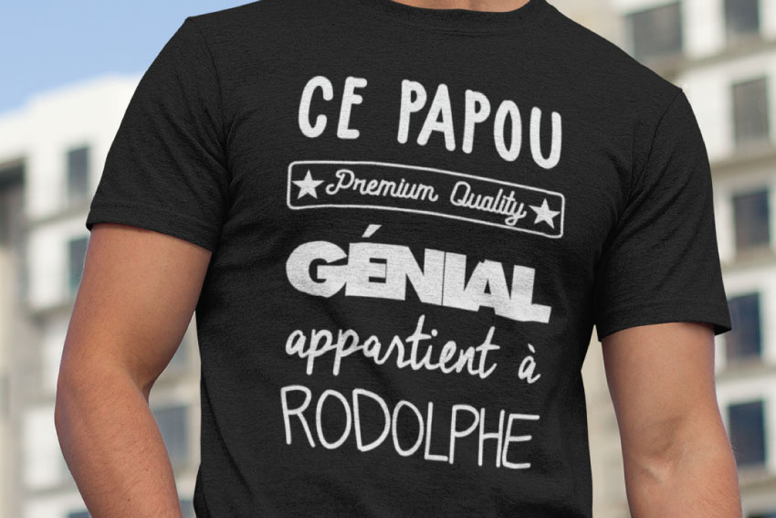 TEEZILY T-Shirt Homme Voilà à Quoi Ressemble Le Papou Parfait 