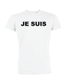 Tshirt Homme - Je Suis - Blanc