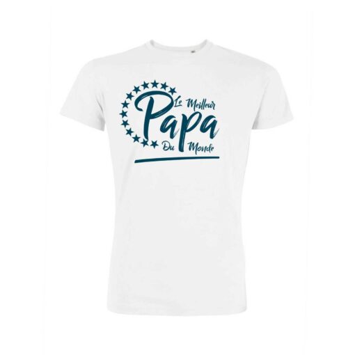 Teeshirt Homme - Le Meilleur Papa Du Monde-02