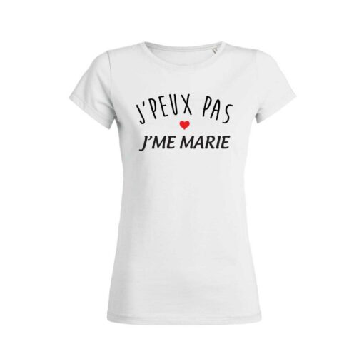 tshirt j'peux pas j'me marie