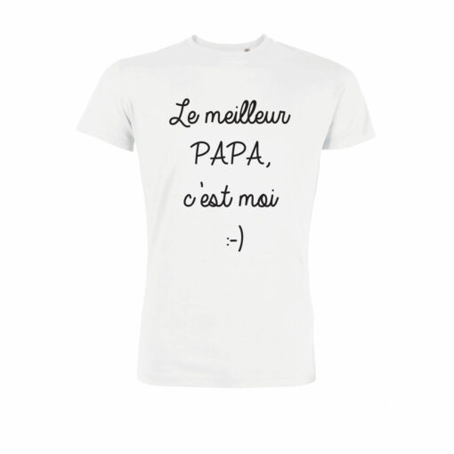 Teeshirt Homme -Le Meilleur Papa C'est Moi