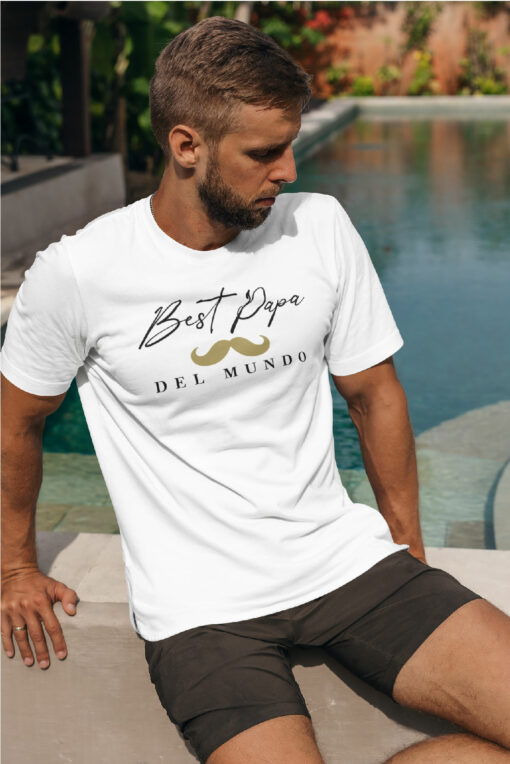 Teeshirt Homme - Best Papa Del Mundo