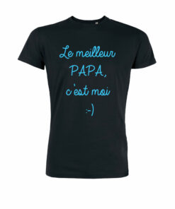 Teeshirt Homme -Le Meilleur Papa C'est Moi