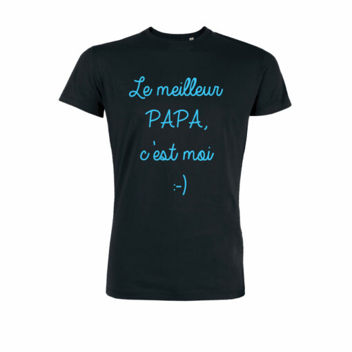 Teeshirt Homme -Le Meilleur Papa C'est Moi