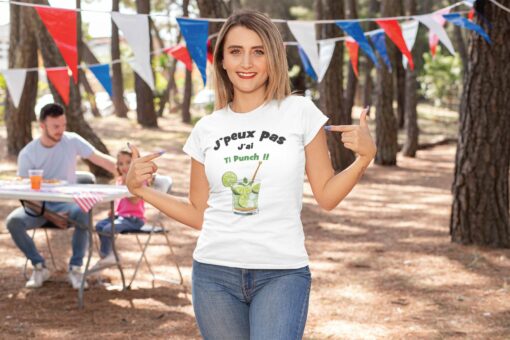 Teeshirt Femme - J'peux Pas J'ai Ti Punch !!