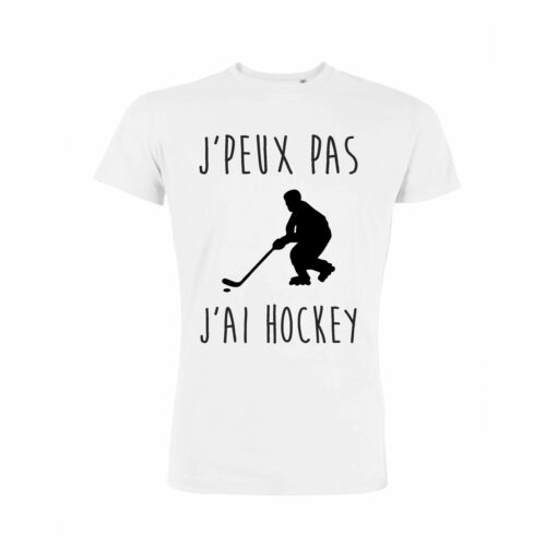 Teeshirt Homme - J'peux Pas J'ai Hockey