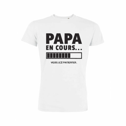 Teeshirt Homme - Papa En Cours (Veuillez Patienter)