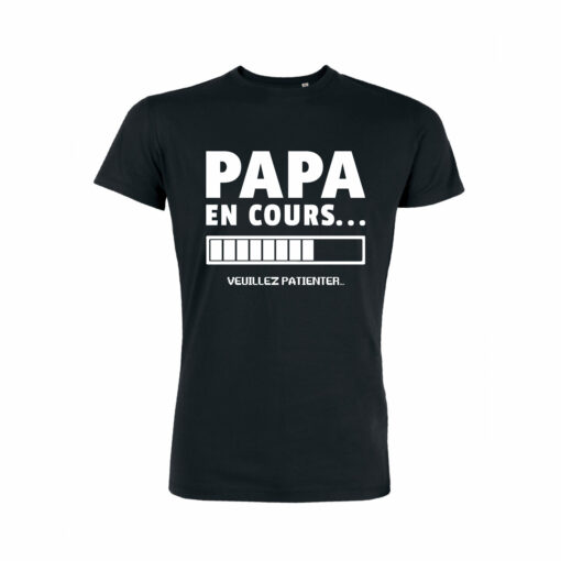 Teeshirt Homme - Papa En Cours (Veuillez Patienter)