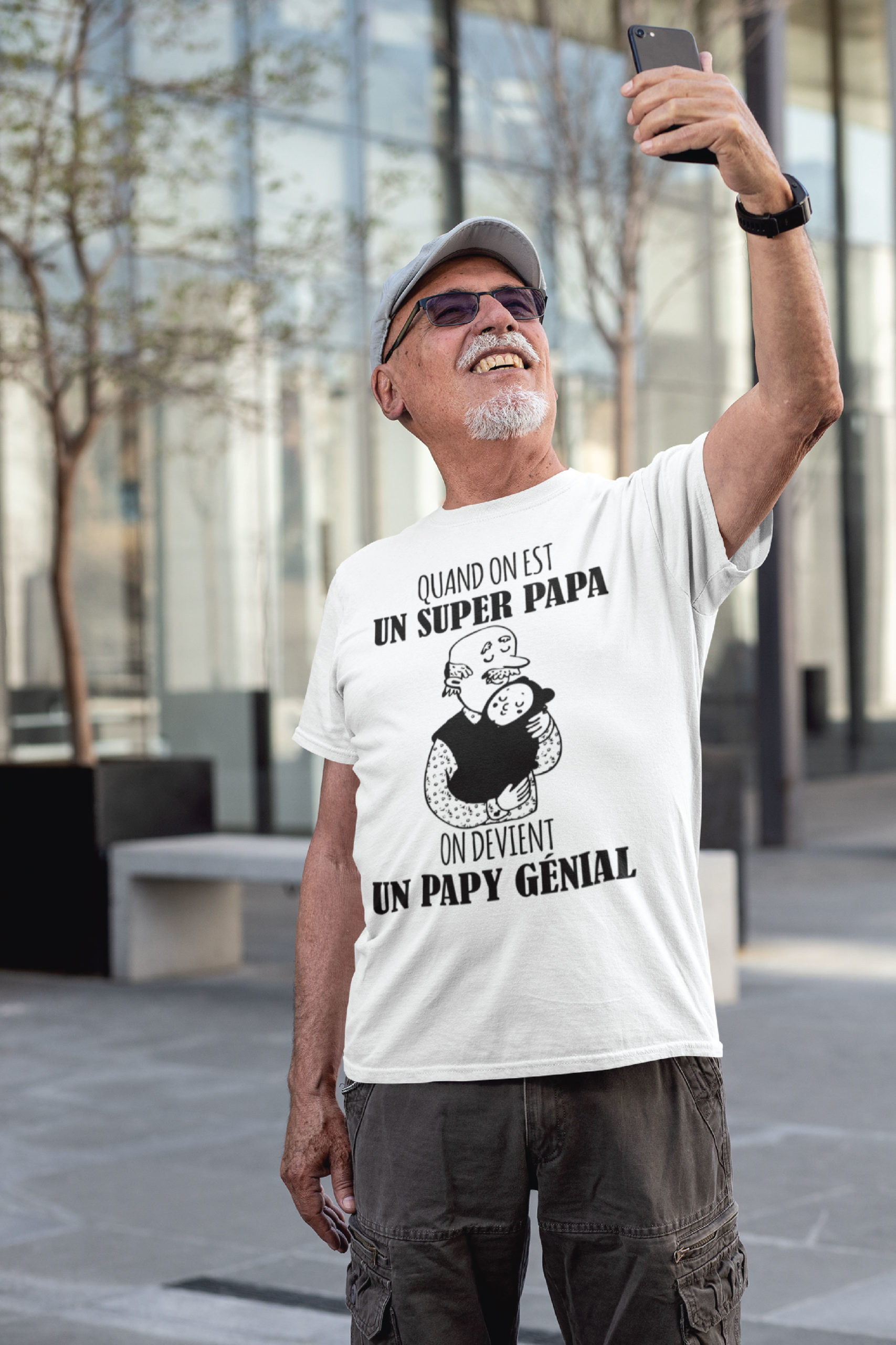 Tshirt Quand On Est Un Super Papa On Devient Un Papy G nial