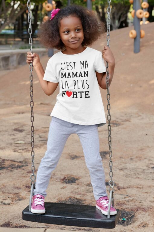 Teeshirt Enfant - C'est Ma Maman La Plus Forte