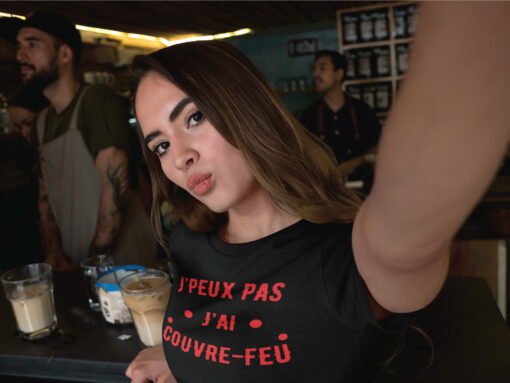 Teeshirt Femme - J'peux Pas J'ai Couvre Feu