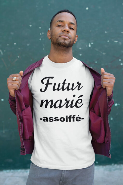 Teeshirt Homme - Futur Marié (Assoiffé)