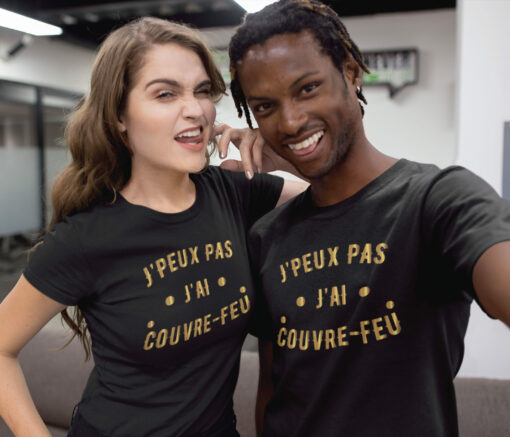 Teeshirt Homme - J'peux Pas J'ai Couvre Feu