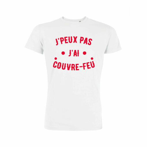 Teeshirt Homme - J'peux Pas J'ai Couvre Feu