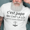 Teeshirt Homme - C'est Papa Qui Fait La Loi (quand maman n'est pas là)