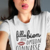 Teeshirt Femme - Fille Bien Avec Option Connasse