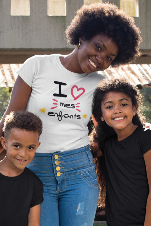 Teeshirt Femme - I Love Mes Enfants