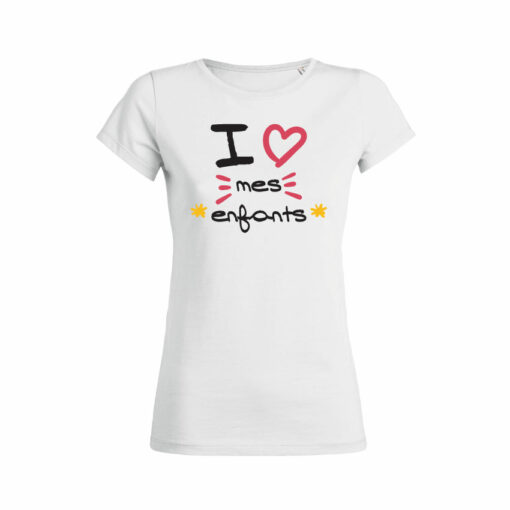 Teeshirt Femme - I Love Mes Enfants