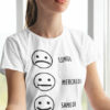 Teeshirt Femme - Smiley Lundi...Mercredi...Samedi