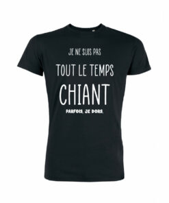 Teeshirt Homme - Je Ne Suis Pas Tout Le Temps Chiant Parfois, Je Dors