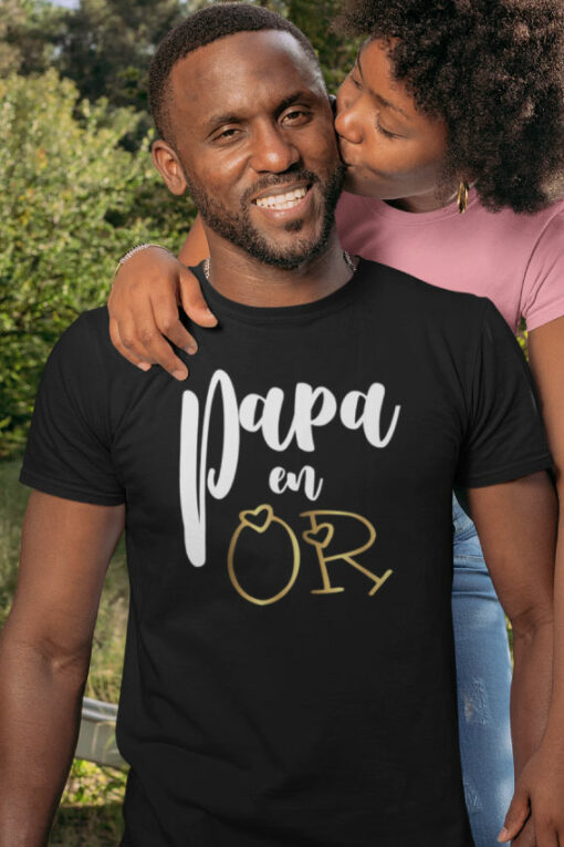 Teeshirt Homme - Papa En Or