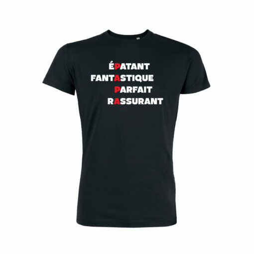 Teeshirt Homme - Papa Épatant Fantastique Parfait Rassurant