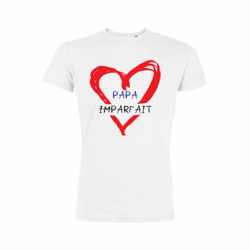 Teeshirt Homme - Papa (im)parfait - Blanc