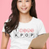 Teeshirt Femme - I Love Kpop Scrabble