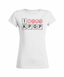 Teeshirt Femme - I Love Kpop Scrabble