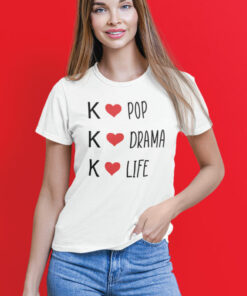 Teeshirt Femme - Love Kpop Kdrama Klife