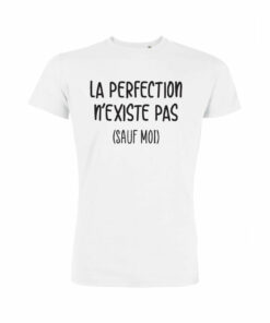 Teeshirt Homme - La Perfection N'existe Pas (Sauf Moi)