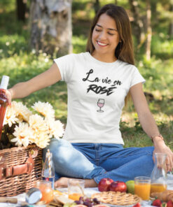 Teeshirt Femme - La Vie En Rosé