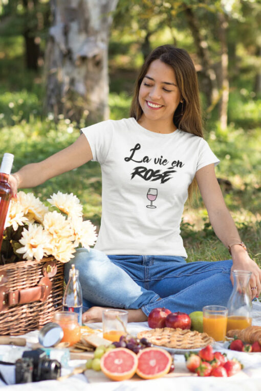 Teeshirt Femme - La Vie En Rosé