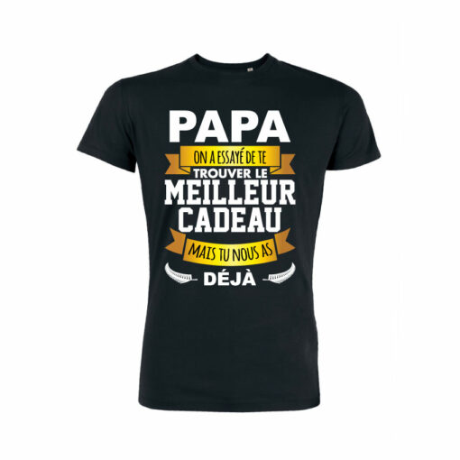 Teeshirt Homme - Papa Le Meilleur Cadeau