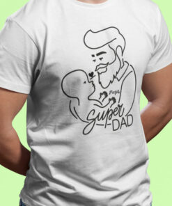 Teeshirt Homme - Papa Super Dad