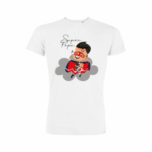 Teeshirt Homme - Super Papa Dessin