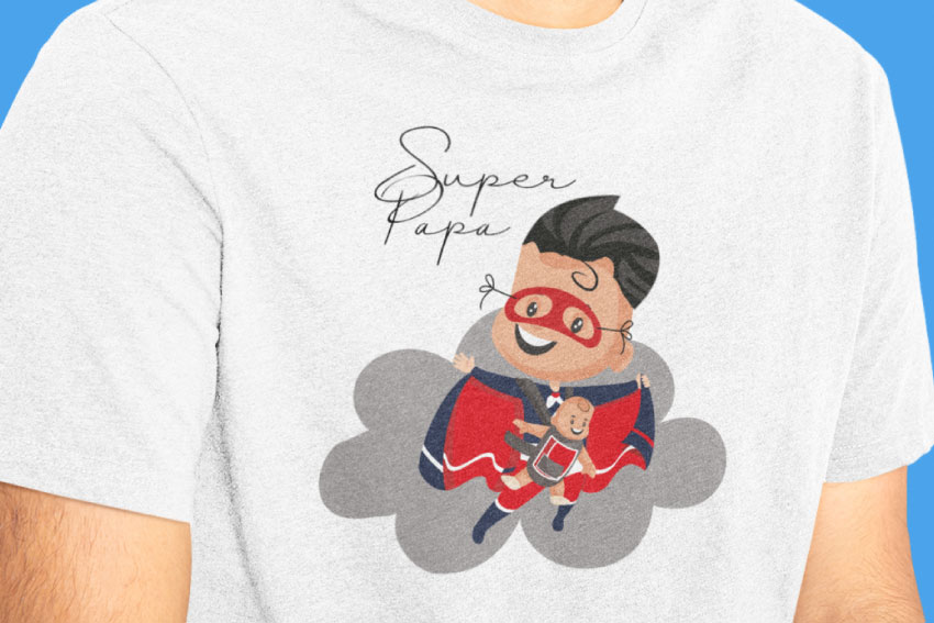 T-shirt homme Super Papa Jeu Vidéo - T-SHIRTS • Hommes/Les incontournables - Atelier du T-Shirt