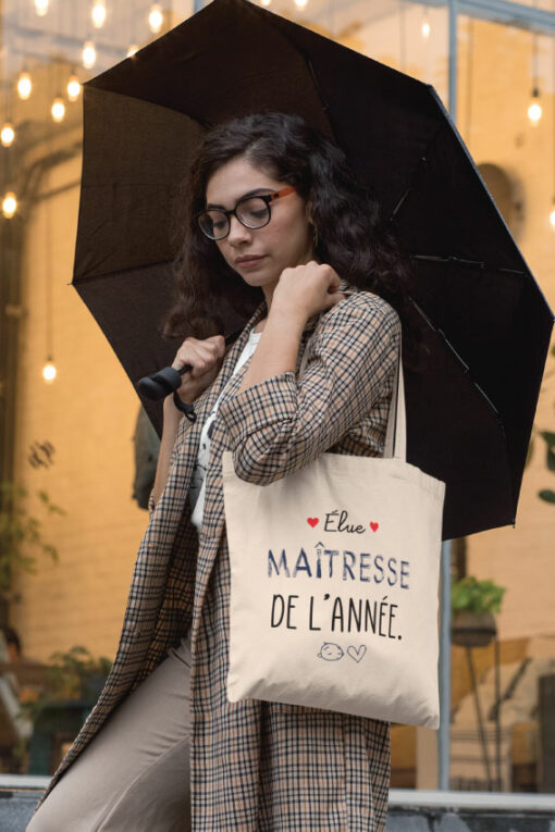 Tote Bag - Élue Maîtresse De L'année