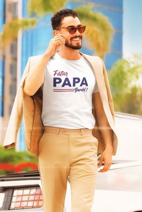 T shirt futur papa - Pour Homme
