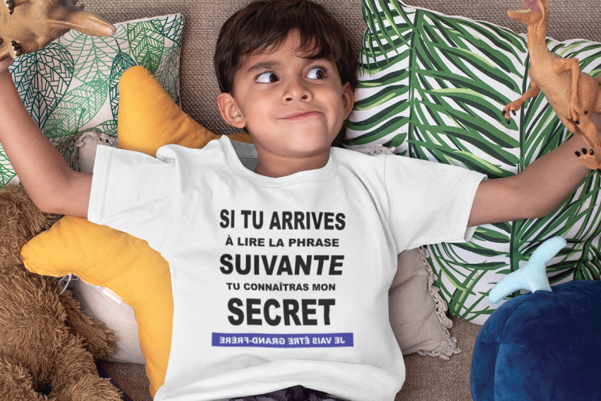 Tshirt - Si Tu Arrives À Lire La Phrase Je Vais Être Grand Frère