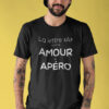 Teeshirt Homme - La Lettre A Comme Amour Apéro