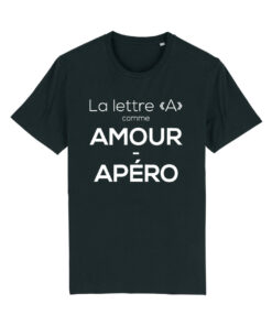 Teeshirt Homme - La Lettre A Comme Amour Apéro