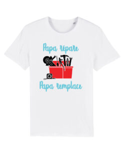 Teeshirt Homme - Papa Répare Papa Remplace