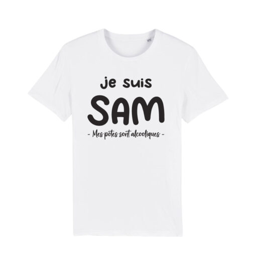 Teeshirt Homme - Je Suis Sam (Mes Potes Sont Alcooliques)