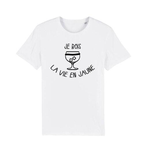 Teeshirt Homme - Je Bois La Vie En Jaune