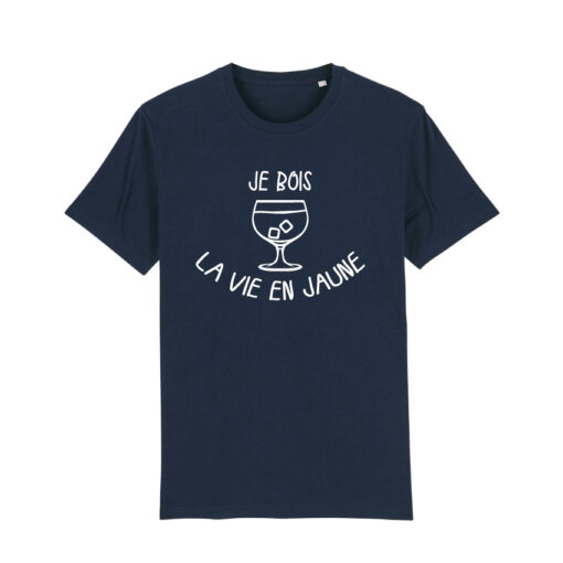 Teeshirt Homme - Je Bois La Vie En Jaune