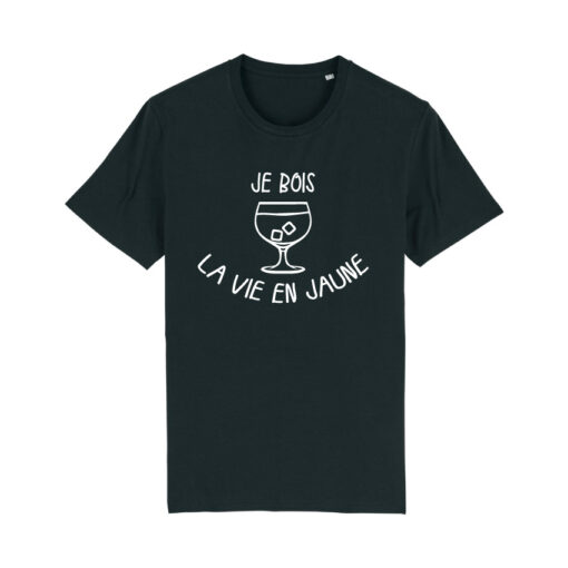 Teeshirt Homme - Je Bois La Vie En Jaune