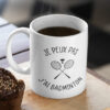 Mug - Je Peux Pas J'ai Badminton