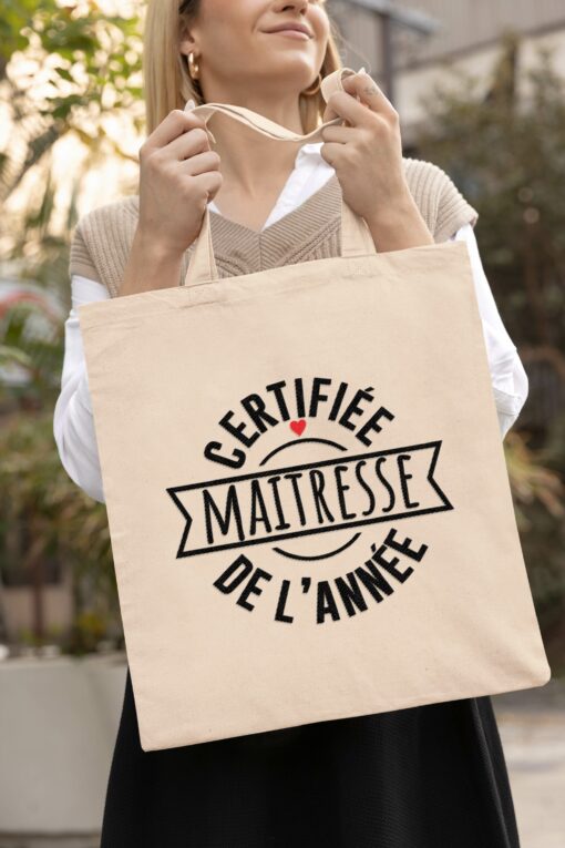 Tote Bag - Certifiée Maitresse De L'année